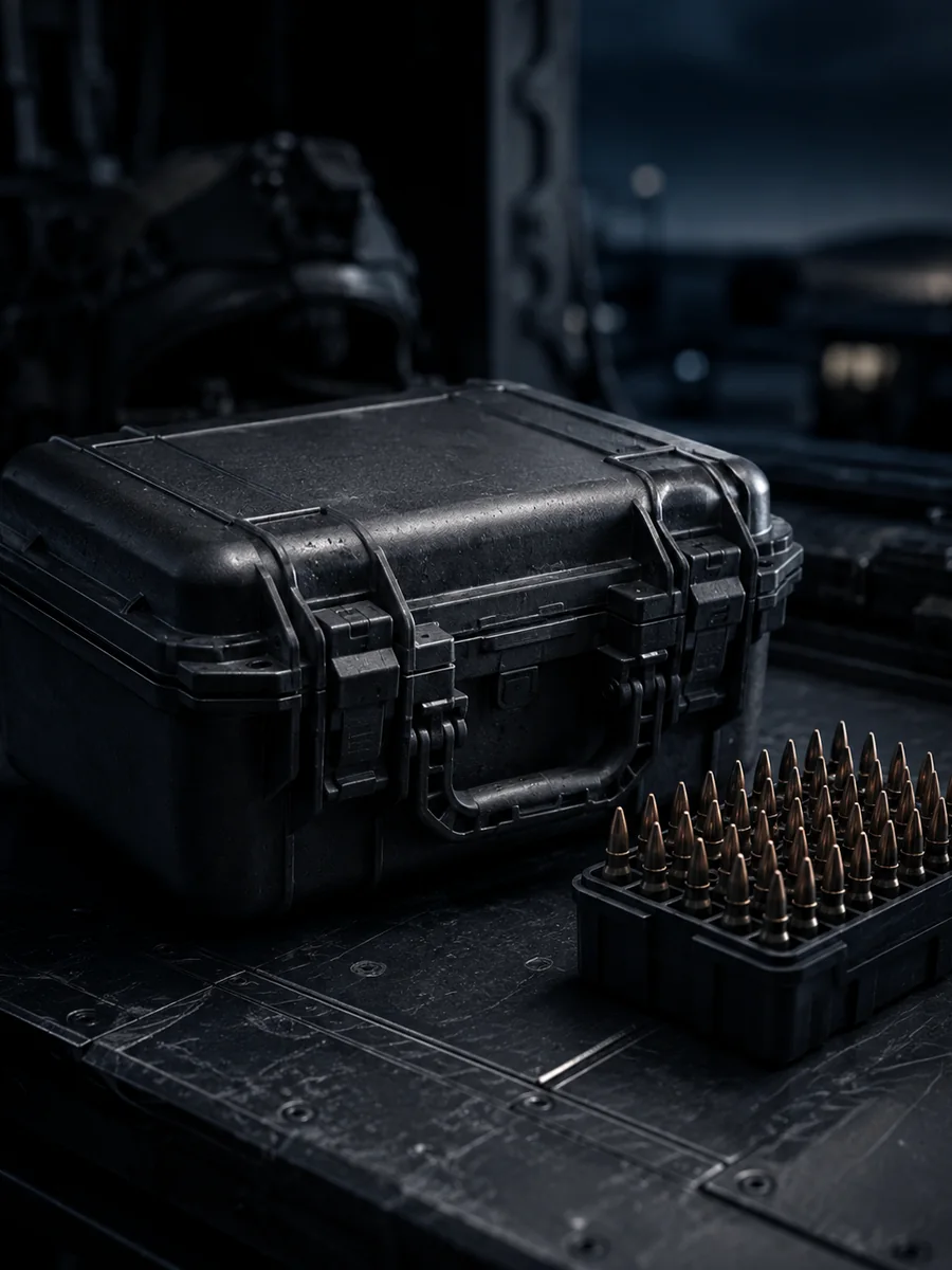 Defense-grade engineering plastic case and rugged component application