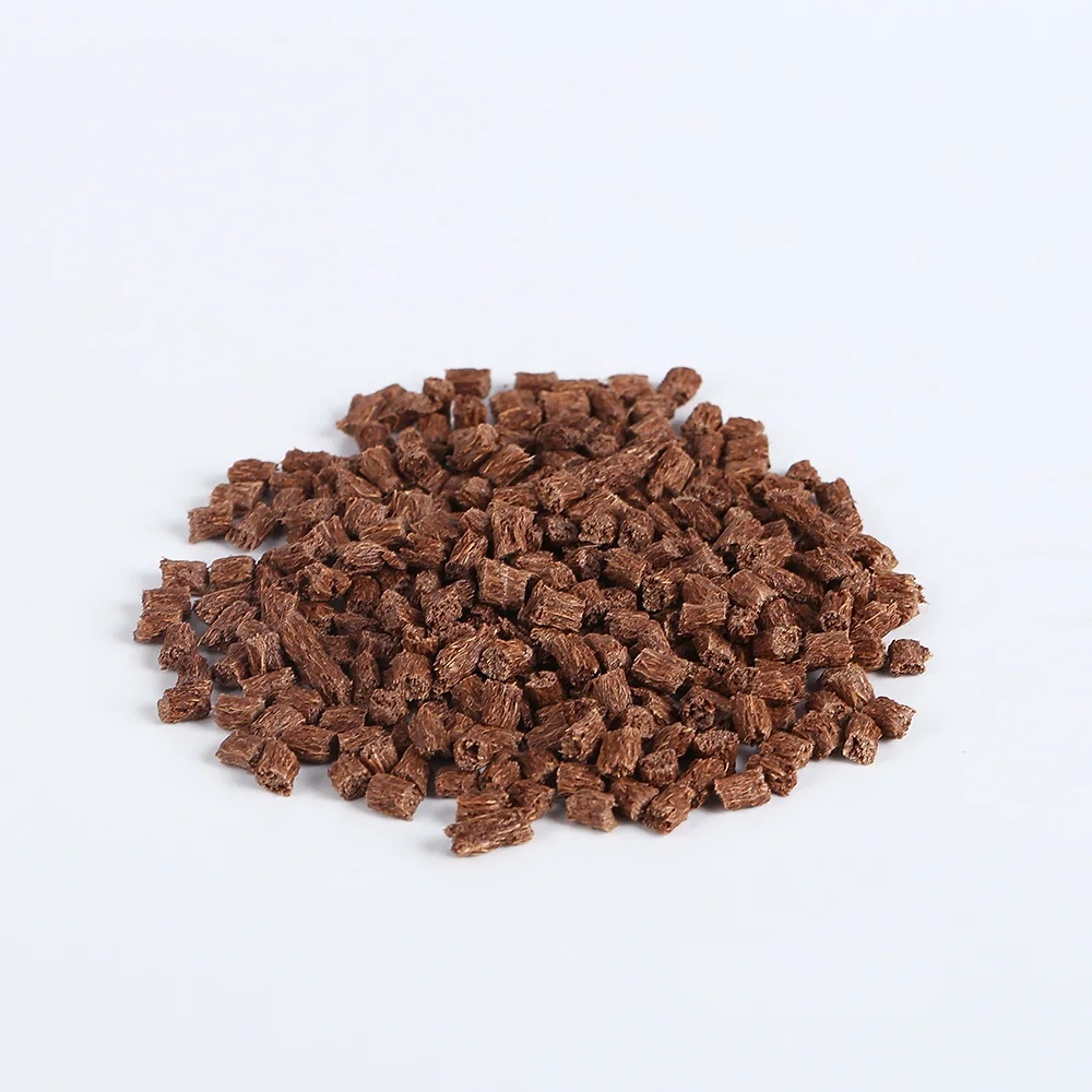 Coconut fiber composite PE brown pellets