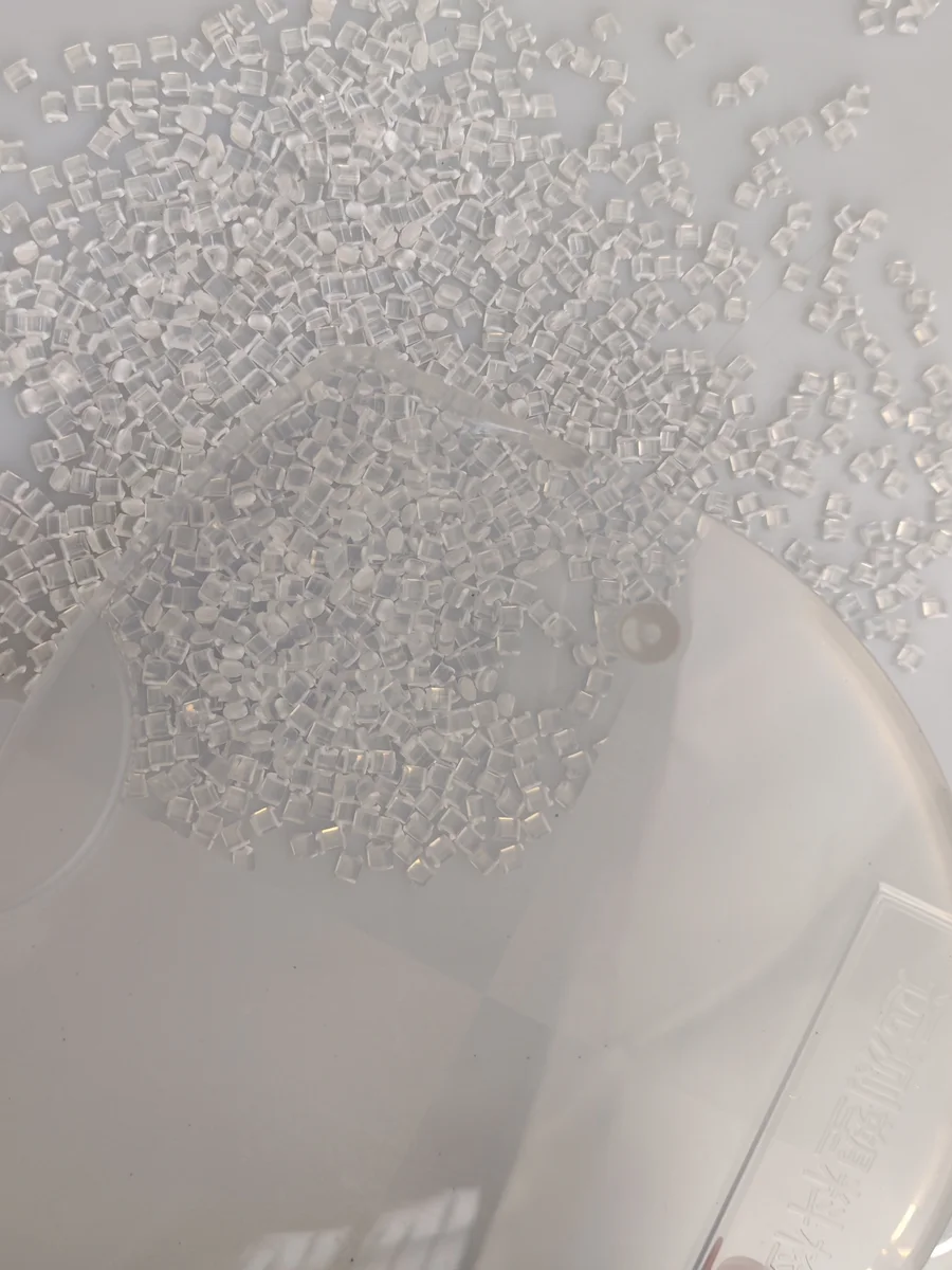 DGK-ABS KJD890TM transparent antistatic ABS pellets in tray