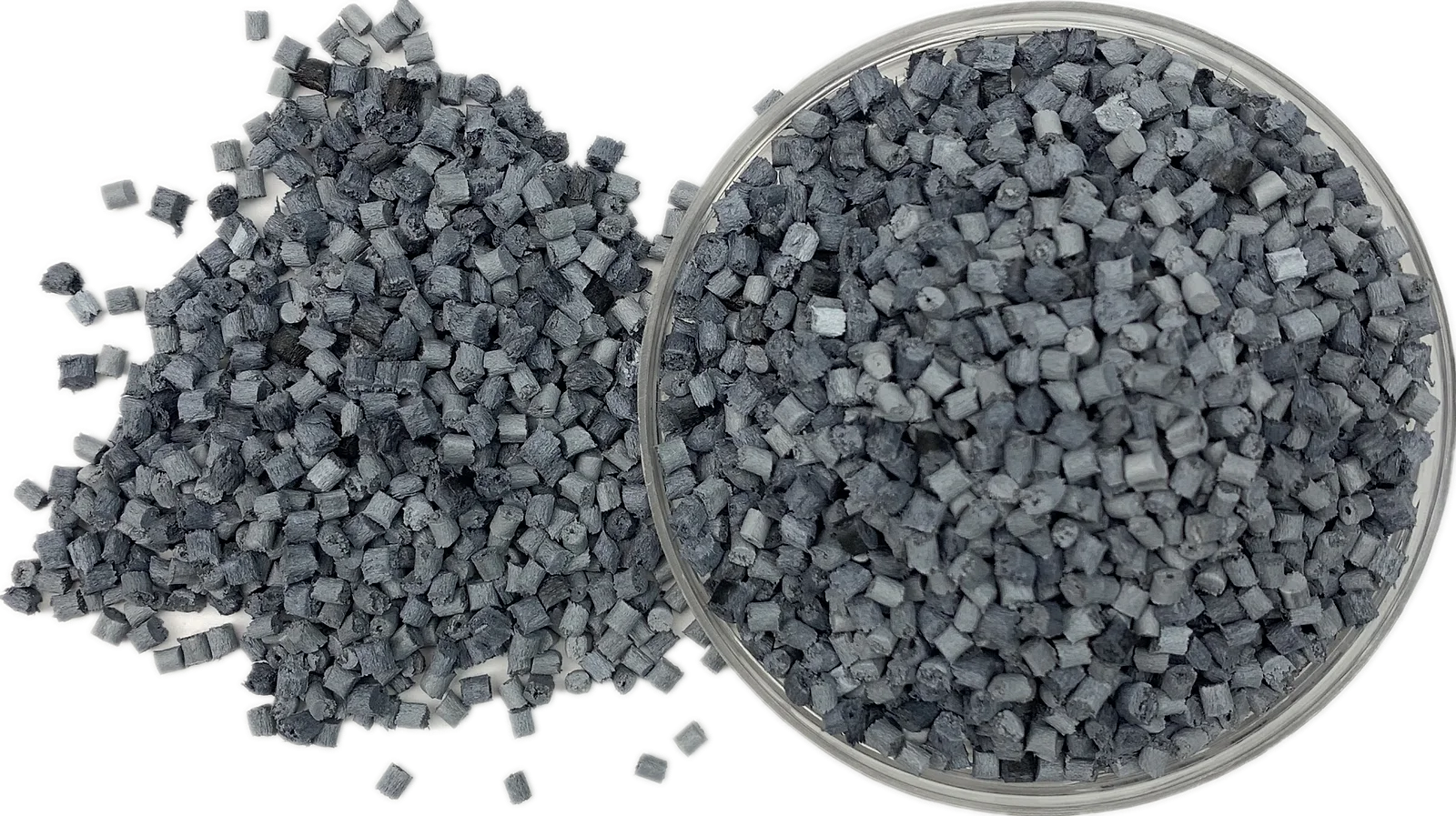 DGK-PA66 CF40L high carbon fiber PA66 black pellet sample