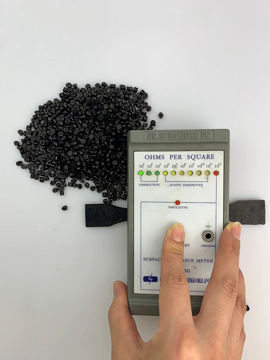 DGK-PP DD2-3A conductive PP surface resistance test