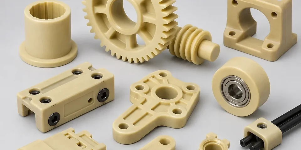 Real DGK-POM FL100T wear-resistant POM gears bushings sliders guide blocks molded parts and natural pellets