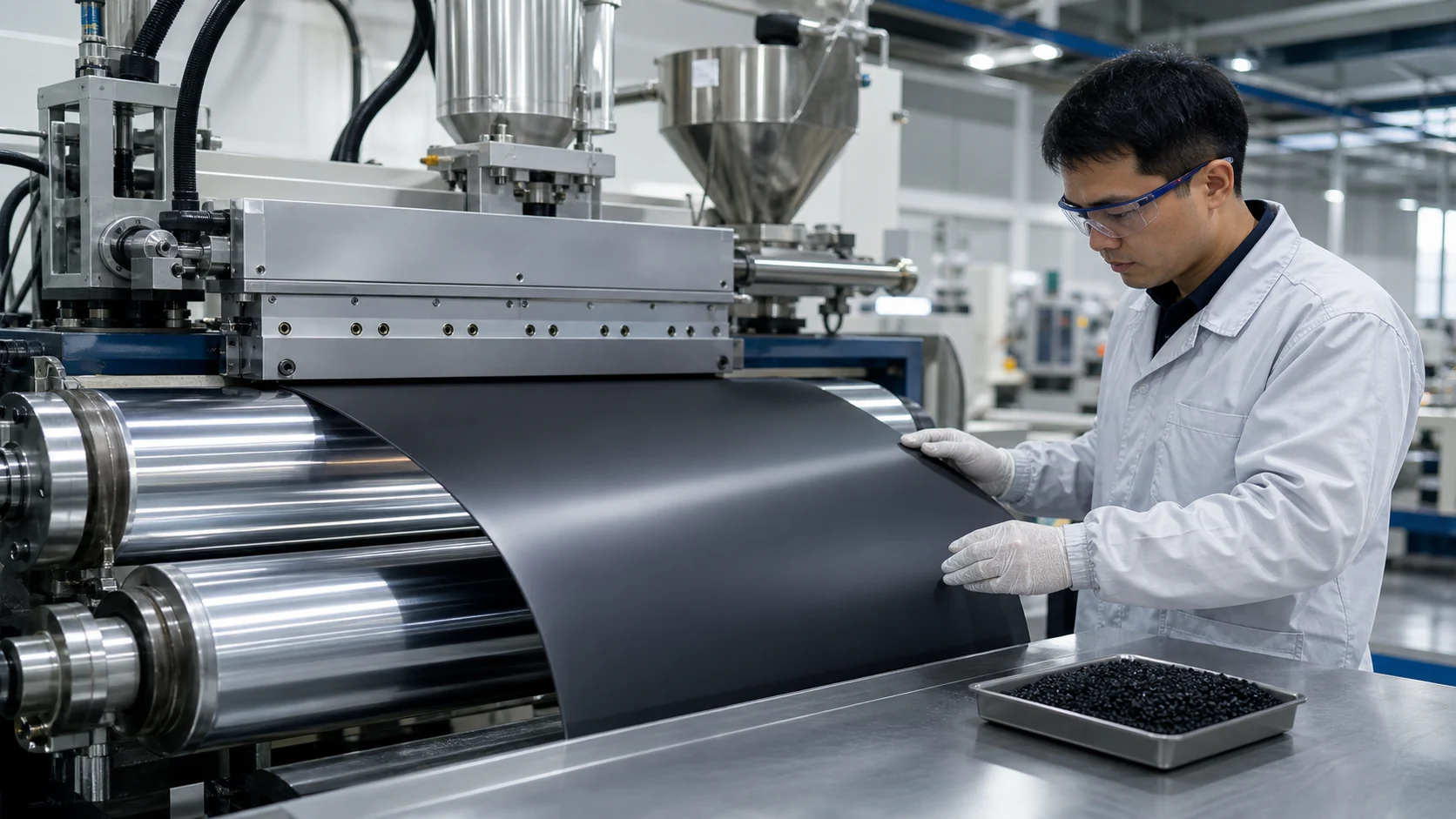Conductive Plastic Extrusion: PC Sheet and Flame-Retardant Conductive PP Sheet Case Notes