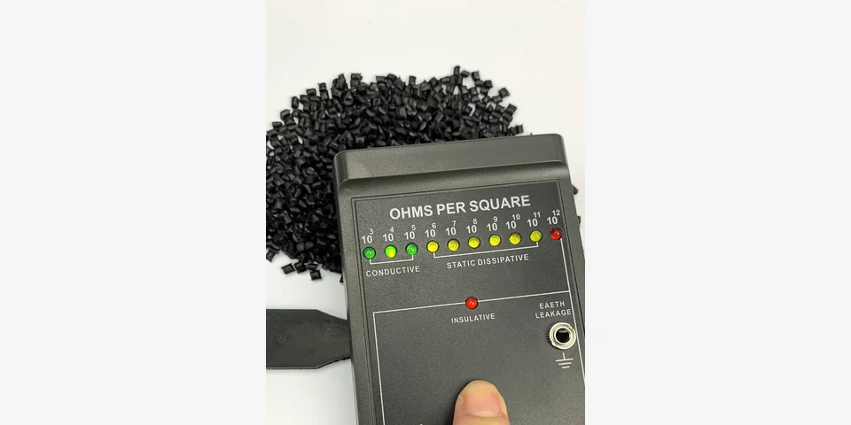 Local product image of DGK-POM DD4-5ML conductive POM surface resistance testing used as a conductive plastics reference