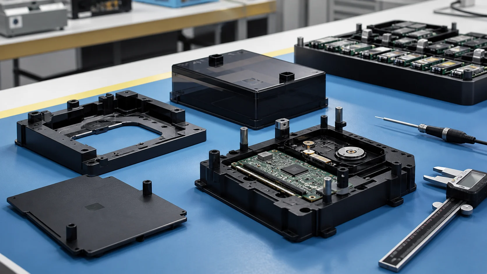 Graphite Conductive ABS for Low-Friction ESD Jigs and Anti-Static Covers