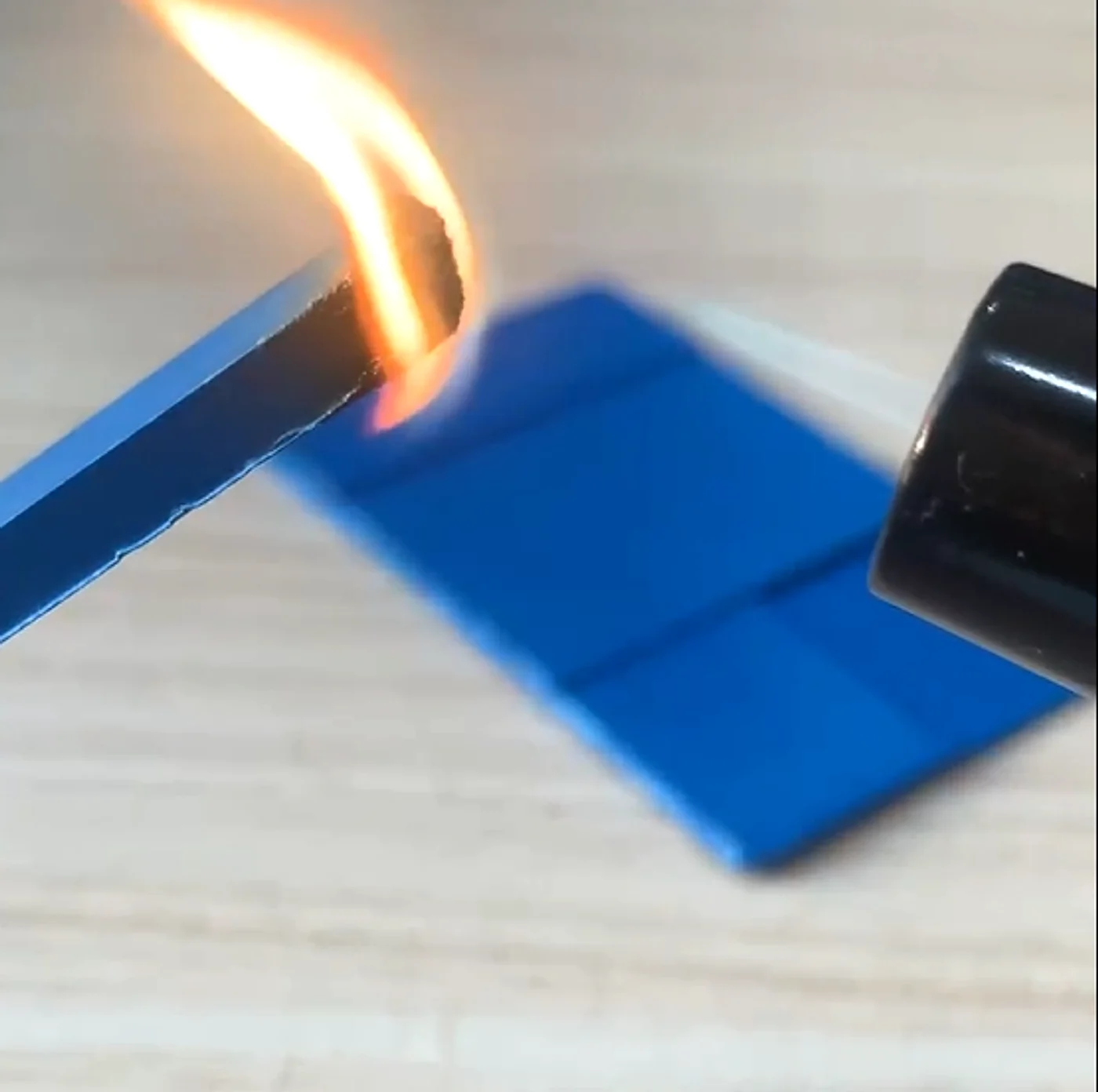 DEYU flame-retardant antistatic PA6 flame test