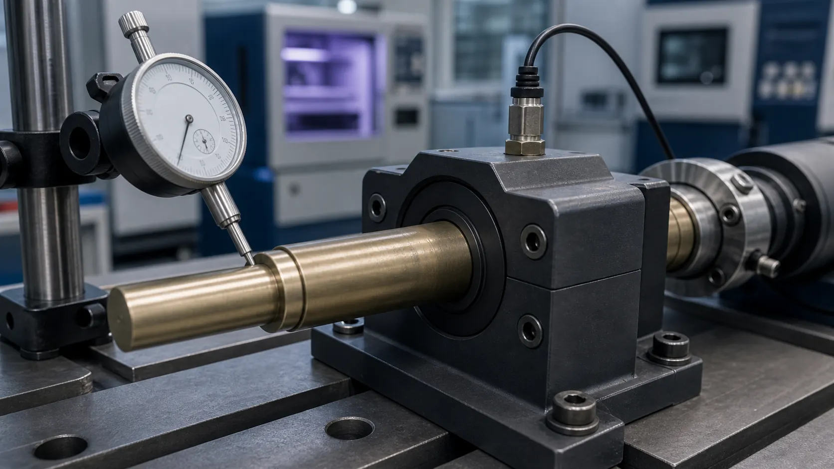 PA66 bushing clearance and vibration test fixture