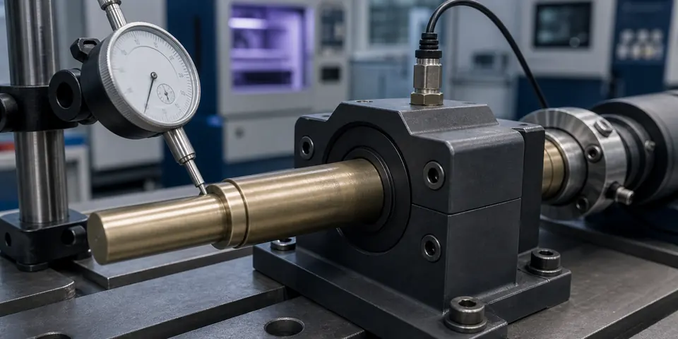 PA66 bushing shaft clearance validation setup
